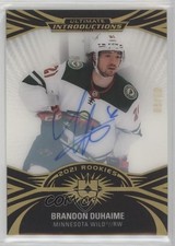 2021-22 Ultimate Collection Introductions Black 9/10 Brandon Duhaime Auto 4z8