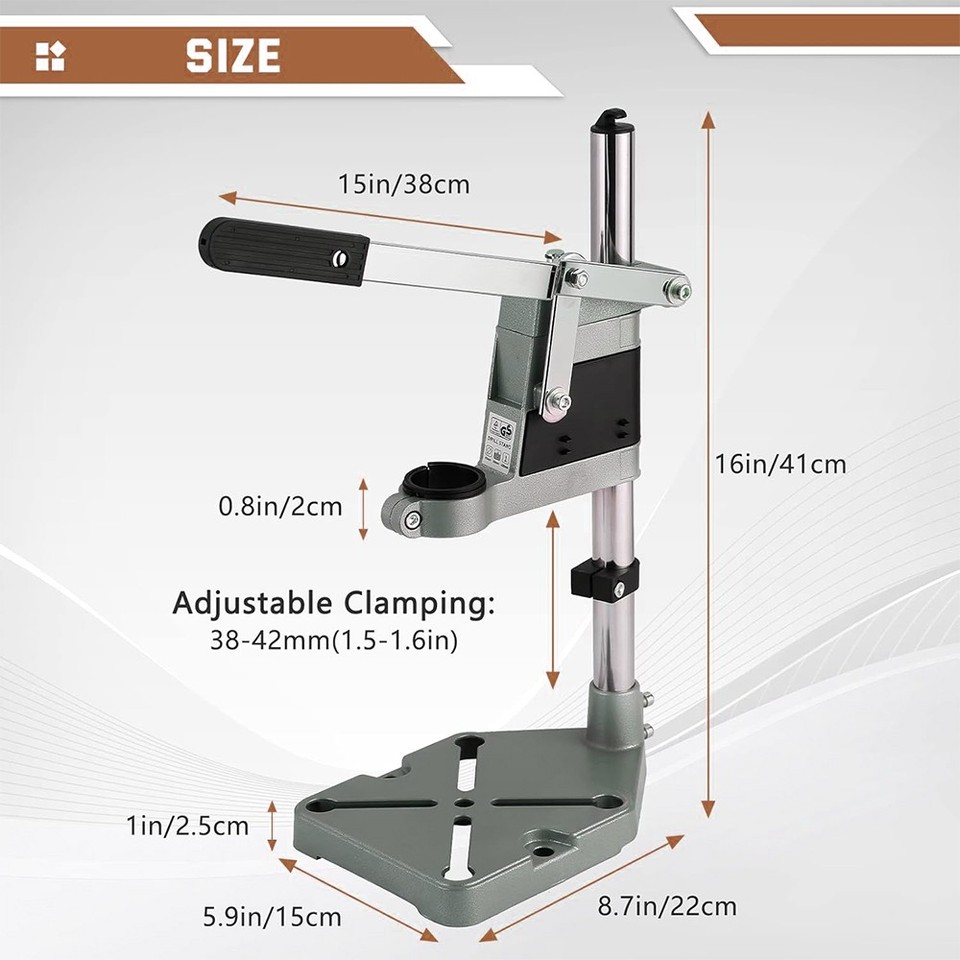Adjustable Hand Drill Press Bench Stand Workbench Benchtop DIY ...
