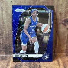 2024 Panini Prizm WNBA - Olivia Epoupa #95 Blue Velocity Prizm (RC)