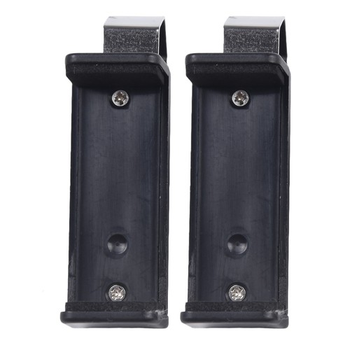Forte 2 Pezzi Telecomando Auto Visiera Clip Acciaio Inox Apri Garage Supporto - Foto 9 di 12