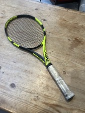 Babolat Pure Aero Team 2016 Black and Green Grip (3) - (4 3/8) Used Condition
