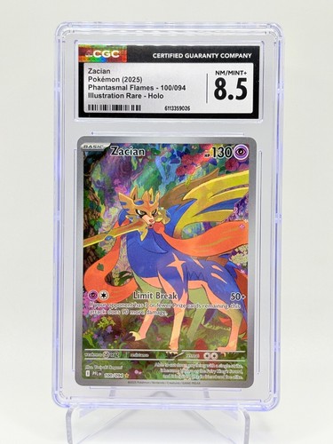 Zacian graded CGC 8.5 for sale on eBay