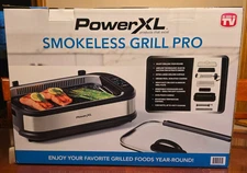 Power XL Smokeless Grill Pro (NEW) Electric Grill Tempered Glass