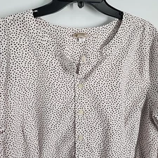 Duluth Trading co Women's Top Size XL Wrinklefighter Tunic Button Up Casual