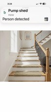 Self-Adhesive Non-Slip Bullnose Carpet Stair Treads 7-Pack Beige