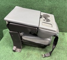 2011-2016 Ford F-250 F-350 Front Center Console Jump Seat Gray Vinyl Oem Clean 2011-2016 Ford F-250 F-350 Front Center Console Jump Seat Gray Vinyl Oem Clean