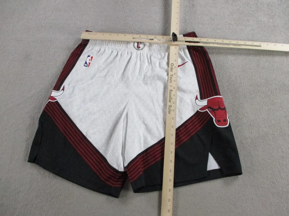Chicago Bulls Shorts Mens 38 Length 1 City Edition Swingman Team Issue NBA - Image 4 of 4