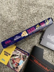 RARE Skate or Die 2 for Nintendo NES CIB Complete In Box CLEAN