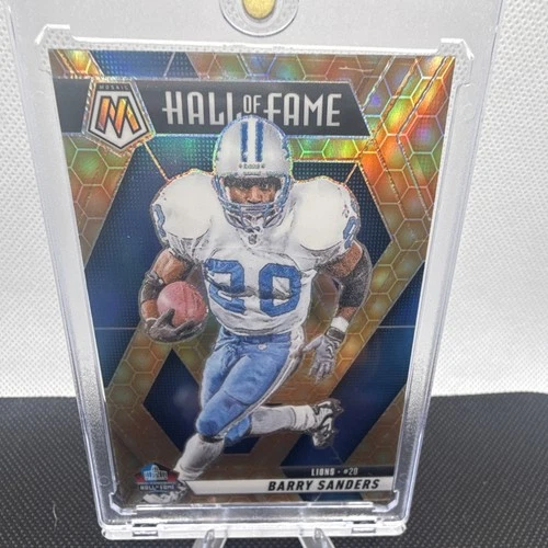 Panini Mosaic 2025 Barry Sanders HF Prizm #291 Detroit Lions Honeycomb SP