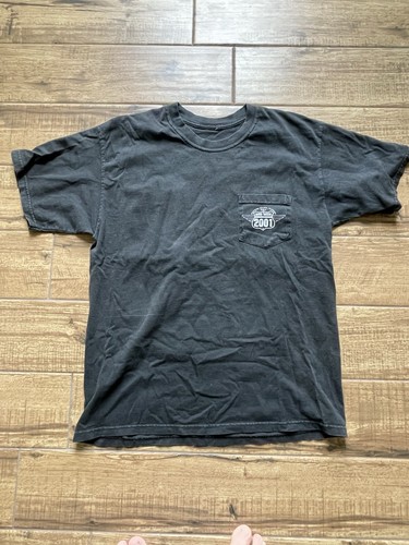 Men's Vintage Y2K, Daytona Beach Bike Week 2001 Pocket T-Shirt - Large