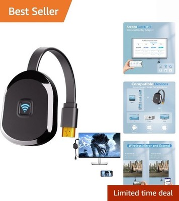 4K Wireless Display Adapter Dongle,TV Adapter for The APP YouTube,for i-Phone...