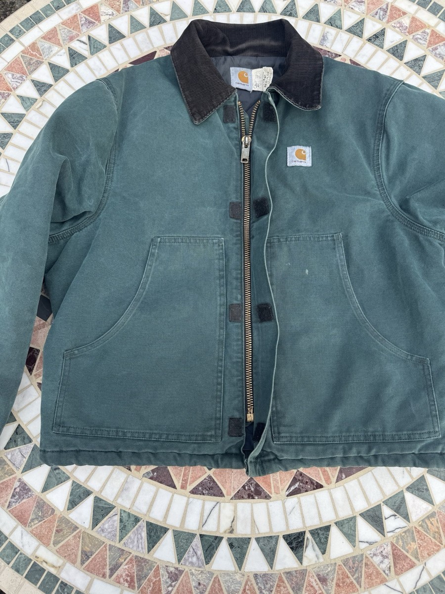 VTG Carhartt J22 HTG Large Regular Jacket L ~ USA hunter mos