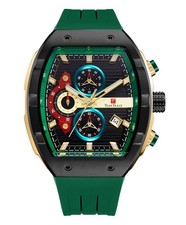 Watches for Men Analog Quartz Waterproof Sport Men  s Watch Tonneau Chronograp...