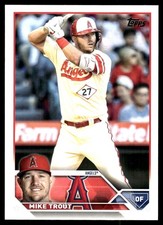Mike Trout 2023 Topps #27 Los Angeles Angels MLB READ FREE SHIPPING AutographDen