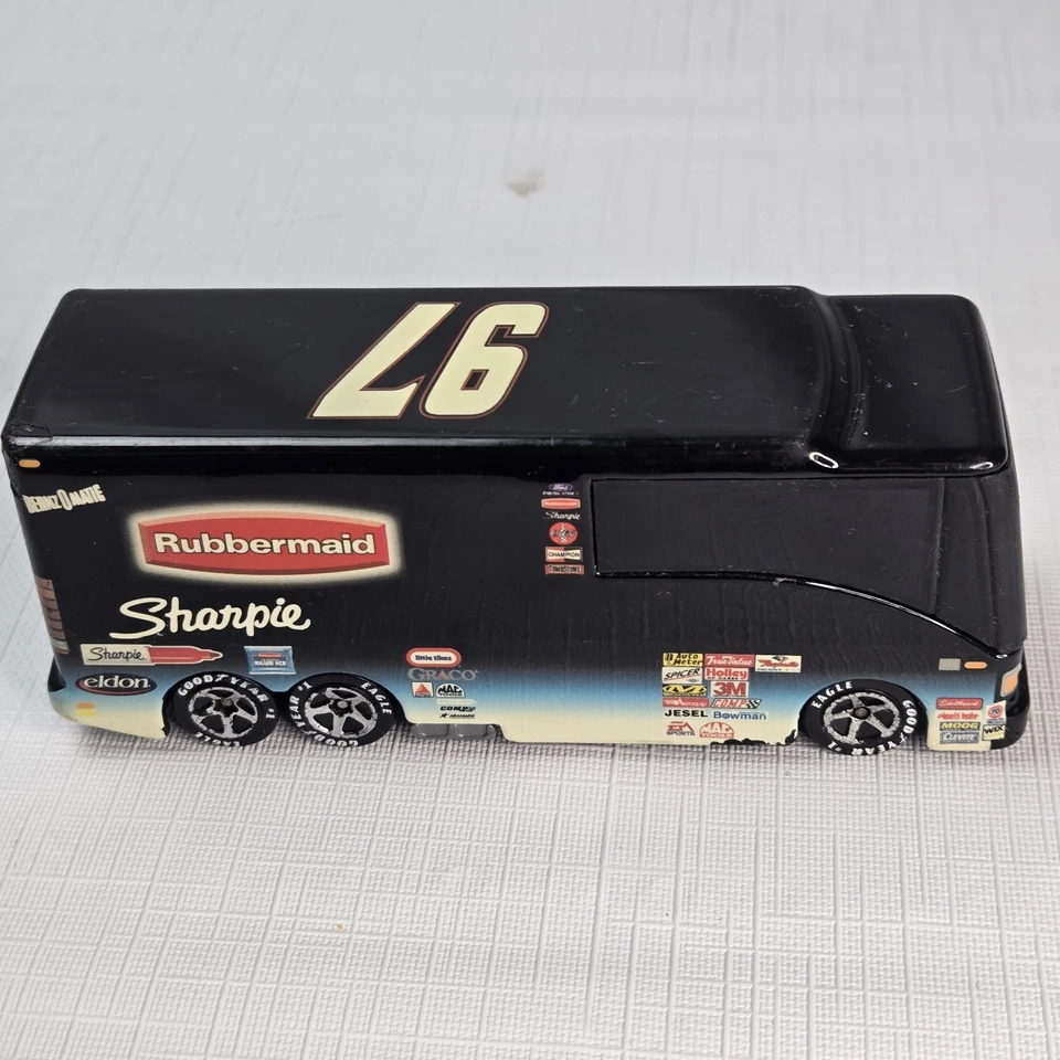 Hot Wheels Racing Luxury Rides Kurt Busch #97 Rubbermaid Sharpie Black 5Sp - Image 3 of 4