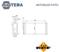 58638 WÄRMETAUSCHER INNENRAUMHEIZUNG NRF NEU OE QUALITÄT