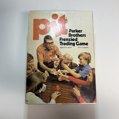 Vintage 1973 Pit Trading Card Game by Parker Brothers Complete In Original Box