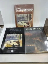 John Sloan Art Books Lot 3 Catalogue Raisonne Elzea Scott 1st Ed (52-4)
