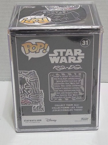 Funko Pop! Star Wars R2-D2 #31 Futura Special Editon sealed W/Hard Stack NEW - Picture 3 of 7