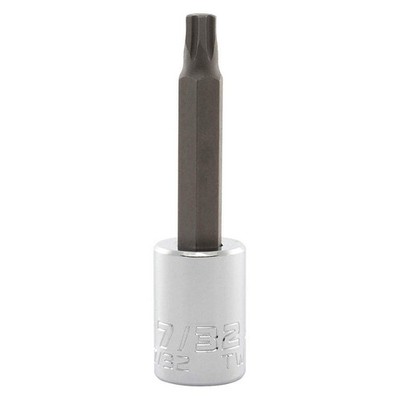 PROTO J4990R-7/32 Socket Bit, Steel, 3/8 in, TpSz 7/32 in 56JT31