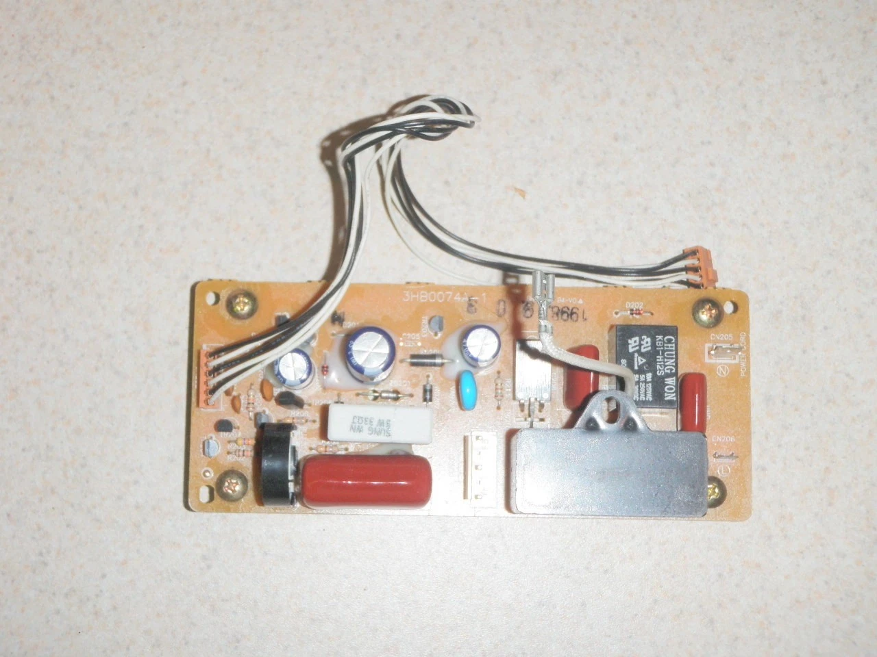 Power Control Board for White Westinghouse Bread Maker Model WWTR442