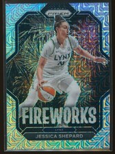 Jessica Shepard 2023 Panini Prizm WNBA Fireworks Mojo #15 /25