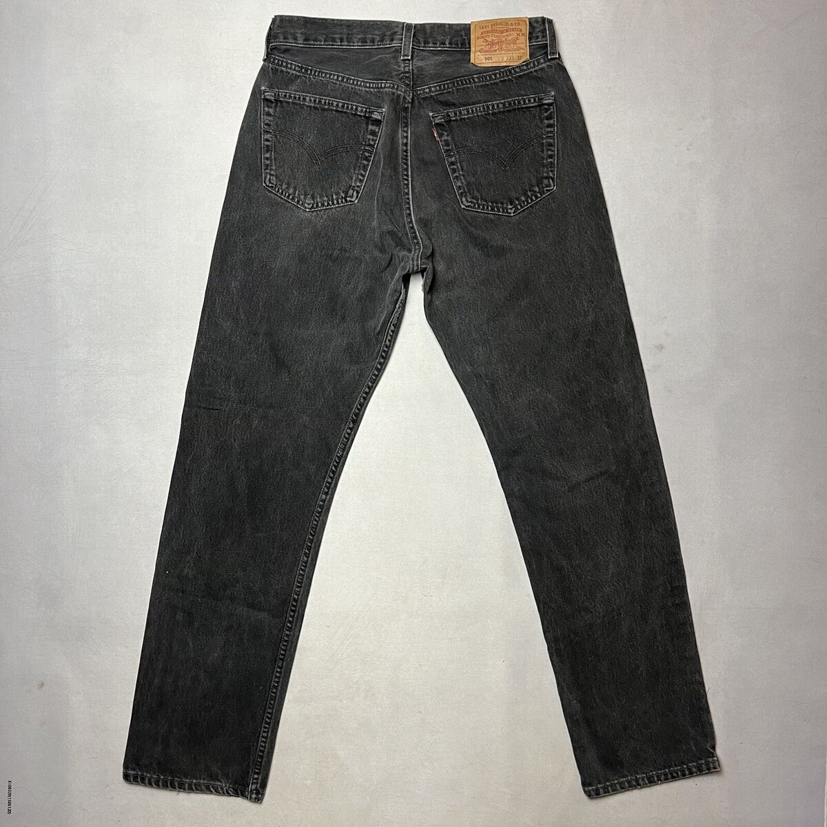 Vintage 90s Levis 501 Black Denim Jeans Made in USA For Vintage 90s Levis 501 Black Denim Jeans Made in USA For