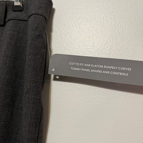 NWT JM Collection Petite Curver Fit Magic Pant Size 10P Gray Stretch Trousers - Picture 7 of 7