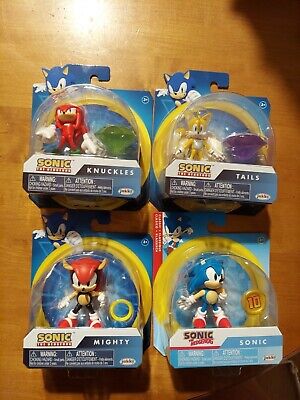 Bonecos Funko Pop! Sonic the Hedgehog com Sonic, Knuckles e Tails