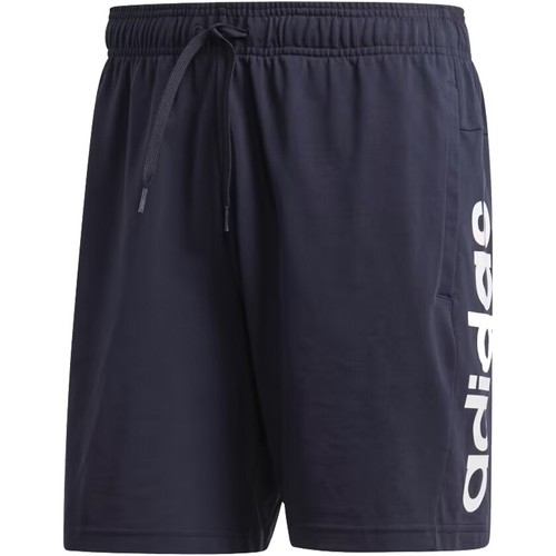 Pantalones Cortos Adidas Para Hombre Essential Lineal Single Jersey Correr Gimnasio Deportes Cortos - Imagen 2 de 8