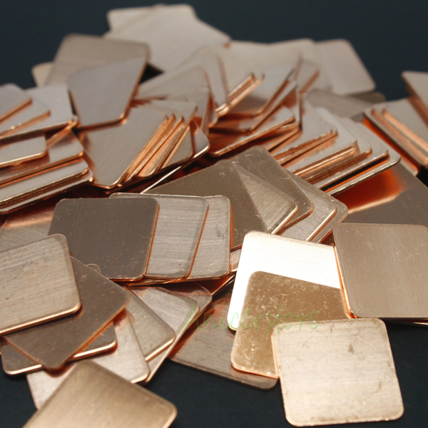 100pcs 15 x15 x1.2mm Copper Thermal Pad Shim Heatsink Laptop GPU Chip IC Cooling eBay