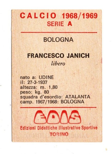 FIGURINE CALCIO EDIS SERIE A 1968-69 RETRO ROSSO SCEGLI DALLA LISTA - Picture 30 of 269