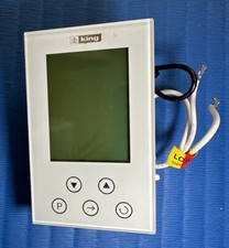 KING K302PE ClearTouch Electronic 7-Day Programmable Thermostat, White