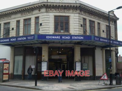 PHOTO  EDGWARE ROAD UNDERGROUND STATION CHAPEL STREET NW1 AT THE JUNCTION OF CAB