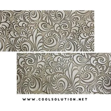 Emboss Leather Caracol Chalk, Custom Cuts, Leather Sheets for Crafters or DIY