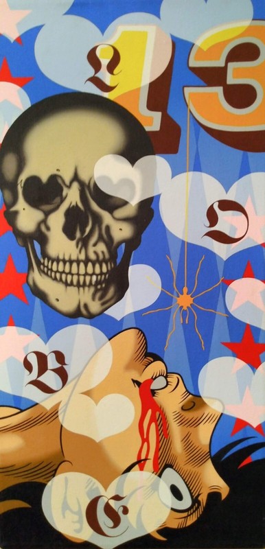 Original Painting on Canvas; "Thirteen (Joe Yabuki Project)"