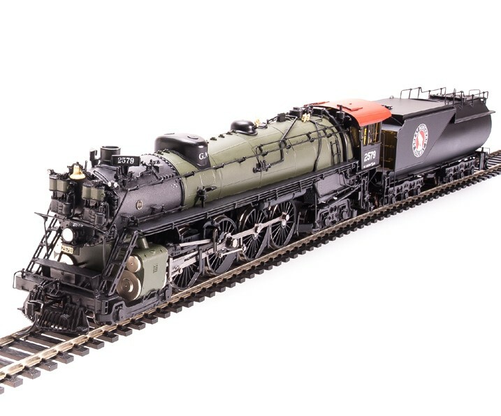 Broadway Limited HO GN S2, 4-8-4 locomotive with sound and smoke. brass hybred Broadway Limited HO GN S2, 4-8-4 locomotive with sound and smoke. brass hybred