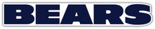 Chicago Bears NFL Sport Car Bumper Sticker Decal ''SIZES''