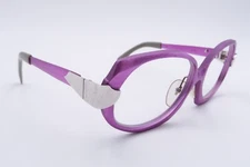 NOS NEOSTYLE AL 100 Eyeglasses FRAMES Purple Silver 54[]20-130 Aluminum D853