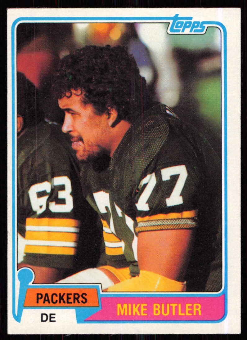 1981 Topps Mike Butler Rookie Green Bay Packers #83 | eBay