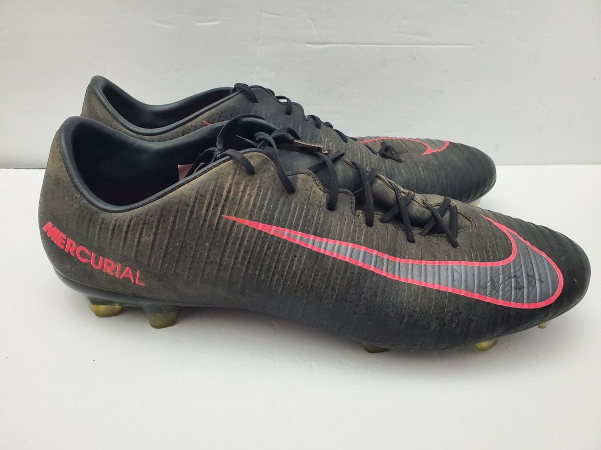 NIKE Mercurial Veloce III FG Black Pink Men's Size 12 Soccer