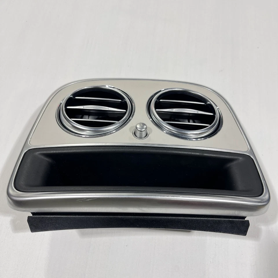 OEM MERCEDES BENZ S63 S65 AMG 14-20 CONSOLE BACK TRIM COVER PANEL & VENT GRILLE - Image 3 of 4