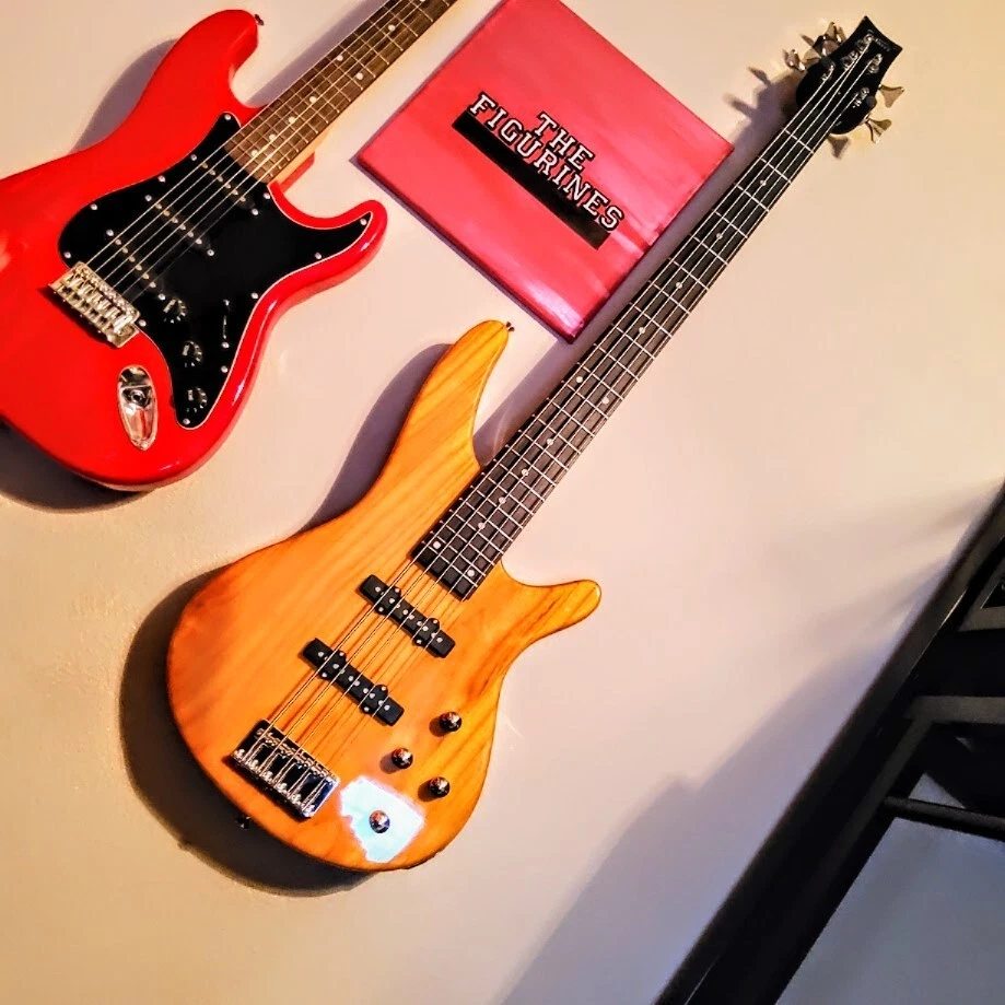 🎸¡ENVÍO GRATUITO!🎸5 Cuerdas Estilo I Bajo Eléctrico + Estuche Suave/Bolsa de Concierto! Foto 2 de 4