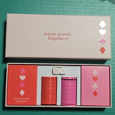 Ariana Grande Fragrances Poker Set! BNIB! In Hand, Free Shipping