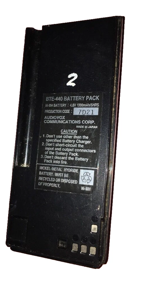 Teléfono Celular Audiovox BTE-440/Paquete de Batería Multiusos-RARO-SE ENVÍA EN 24 HORAS Foto 2 de 3
