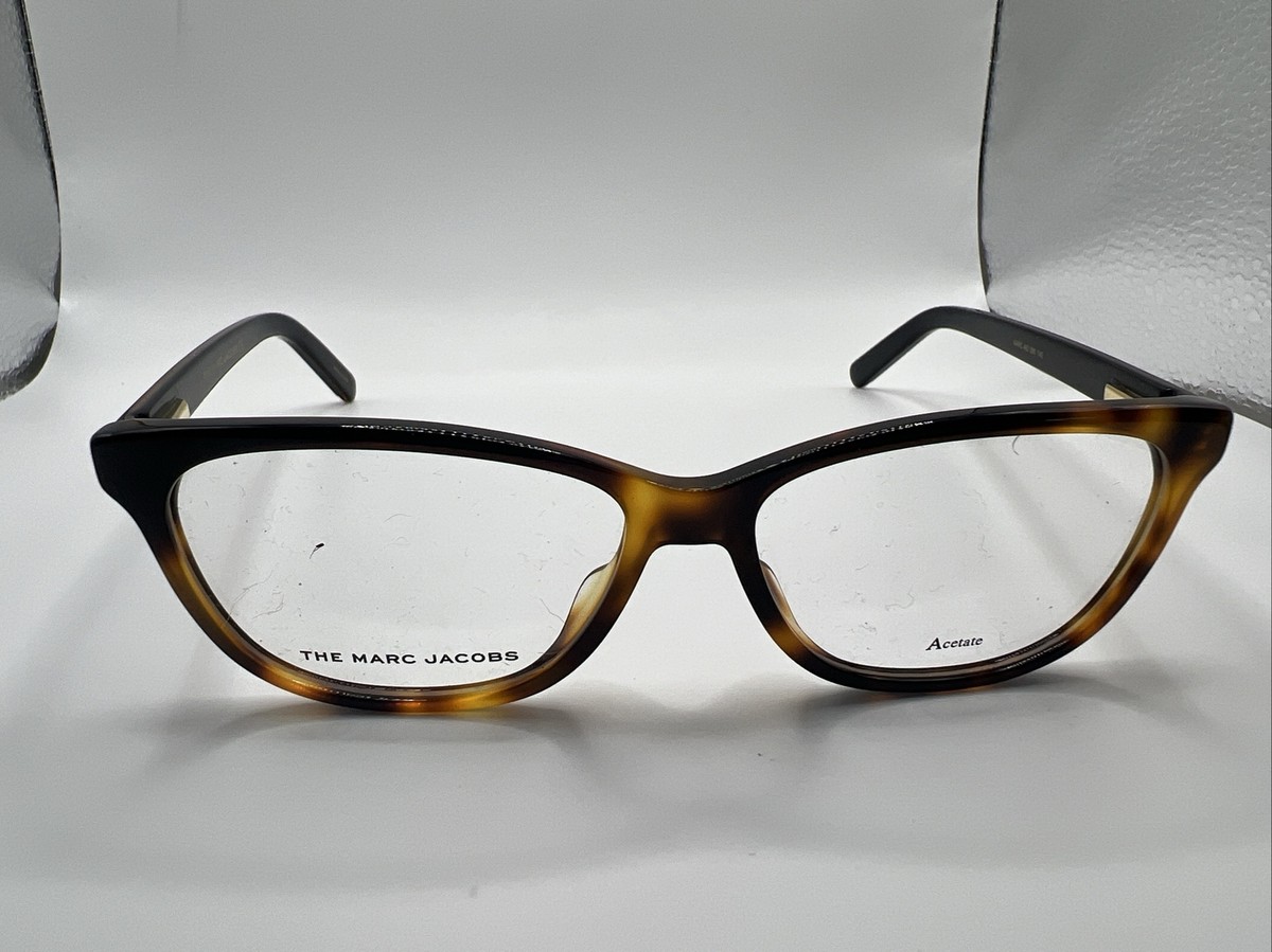 Marc Jacobs Brown Acetate Glasses Women\'s (Frames) Marc Jacobs MJ 1054 086 Optical Frame Havana - eye-oo.com main image 4