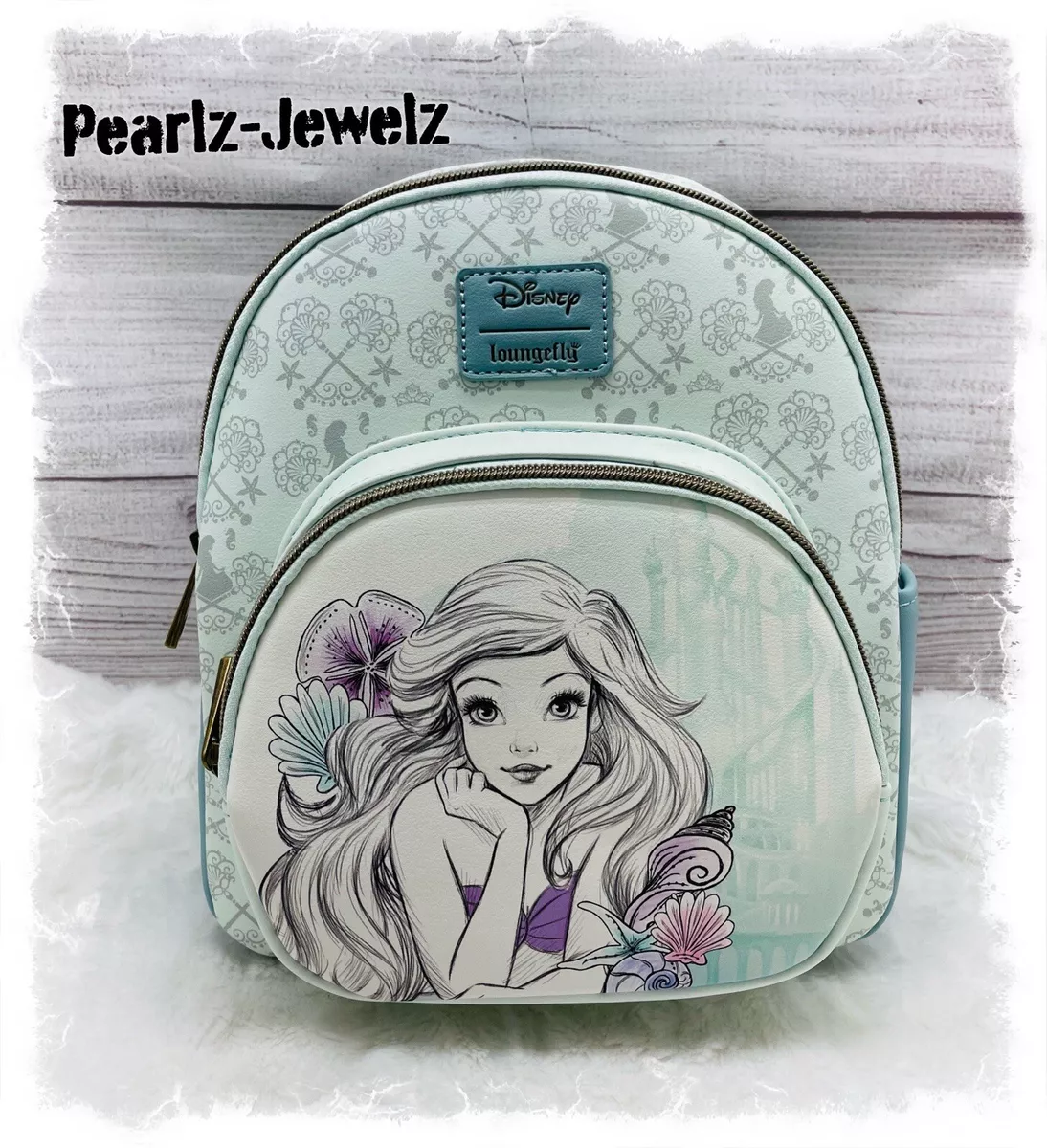 Little mermaid loungefly backpack top
