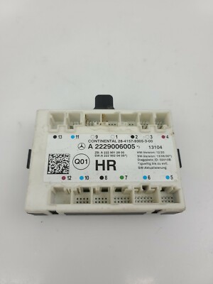 Oem Door Control Unit Rear Right Mercedes S Class A2229006005 W222