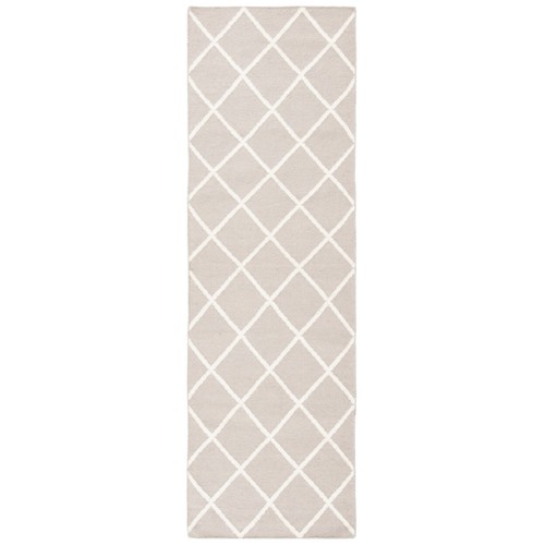 SAFAVIEH Dhurries DHU565G Handwoven Grey / Ivory Rug - Picture 6 of 16