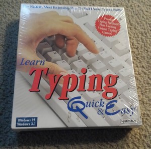 Learn Typing Quick & Easy CD-ROM & 3.5" Floppy Disks for  